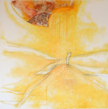 Œuvre contemporaine nommée « Réchauffement climatique 1 », Réalisée par COCO ZINGILA