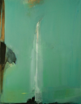 Œuvre contemporaine nommée « "Cascade turquoise" », Réalisée par BéNéDICTE PLUMEY