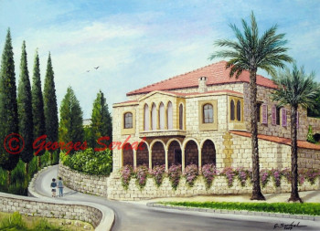 Œuvre contemporaine nommée « L 101 - Ain Aar / Liban », Réalisée par GEORGES SERHAL