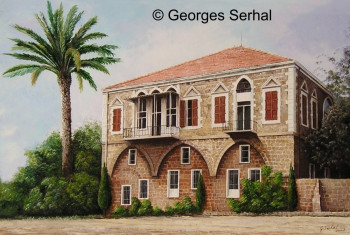 Œuvre contemporaine nommée « L 058 - Byblos / Liban », Réalisée par GEORGES SERHAL