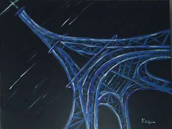 Œuvre contemporaine nommée « Belle de nuit... », Réalisée par FABIEN FREGONA