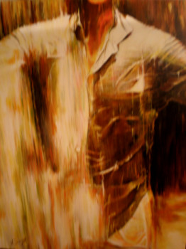 Œuvre contemporaine nommée « Lhomme à la chemise 2 », Réalisée par NADINE BURGET