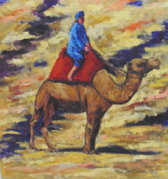Œuvre contemporaine nommée « Sahara  », Réalisée par ABDALLAH EL ALAOUI