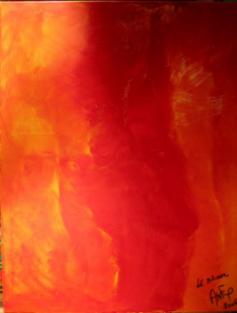 Œuvre contemporaine nommée « LE BUCHER », Réalisée par ALEXANDRE NICOLASFLAMEL