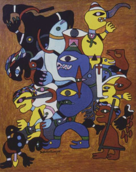 Œuvre contemporaine nommée « O Traidor de Gungunhana », Réalisée par BAPTISTA ANTUNES .