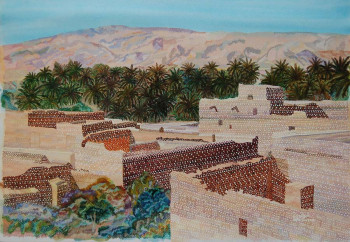 Œuvre contemporaine nommée « Boussemghoun », Réalisée par AFFIF CHERFAOUI
