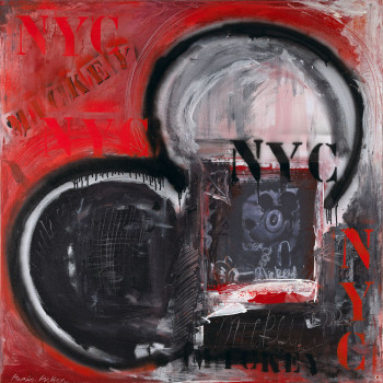 Œuvre contemporaine nommée « NYC MYCKEY », Réalisée par PARIS-PICHON
