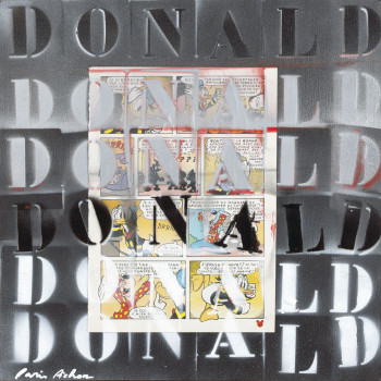 Œuvre contemporaine nommée « Donald 1 », Réalisée par PARIS-PICHON