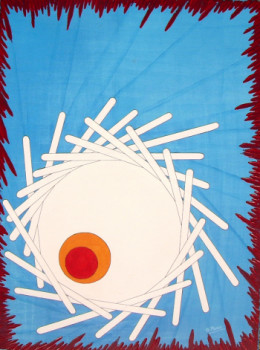 Œuvre contemporaine nommée « Peinture acrylique 1100 », Réalisée par GAEL PALAIS