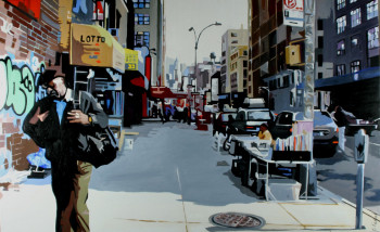 Œuvre contemporaine nommée « RUE DE NY LOTTO », Réalisée par CLOTILDE NADEL