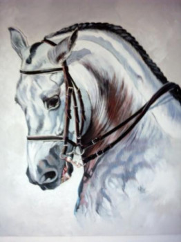 Œuvre contemporaine nommée « cheval espagnol », Réalisée par DAVID BERNE