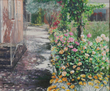 Œuvre contemporaine nommée « Jardin à Eze », Réalisée par FLORIANE MAELS