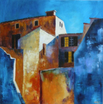 Œuvre contemporaine nommée « Ma maison à Luberon », Réalisée par LENA B