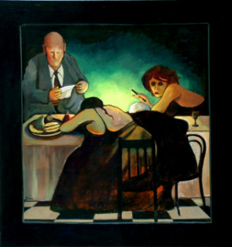 Œuvre contemporaine nommée « La grande bouffe », Réalisée par CAROLYN JORDAN