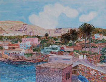 Œuvre contemporaine nommée « CRISTEL (Oran Algérie) », Réalisée par AFFIF CHERFAOUI