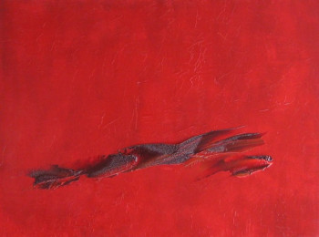Œuvre contemporaine nommée « Rouge VII », Réalisée par MARCO