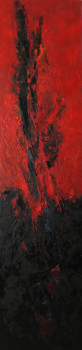 Œuvre contemporaine nommée « Rouges et Ombres III », Réalisée par MARCO