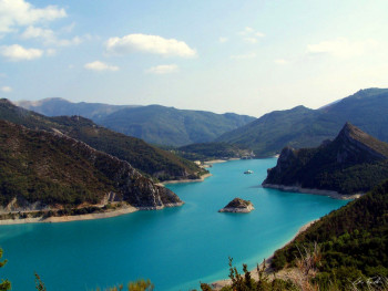 Œuvre contemporaine nommée « Lac de Castillon 2 », Réalisée par GRéGORY FOULON