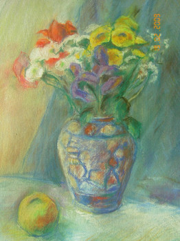 Œuvre contemporaine nommée « bouquet », Réalisée par ANNE-SOPHIE LAIMé