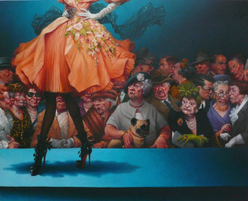 Œuvre contemporaine nommée « FASHION WEEK », Réalisée par BRUET