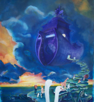 Œuvre contemporaine nommée « l arche................... », Réalisée par ANUPAM CADIOU GERARD