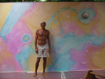 Œuvre contemporaine nommée « mural suite », Réalisée par ANUPAM  CADIOU GERARD