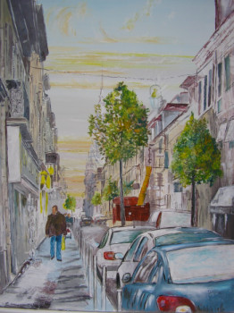 Œuvre contemporaine nommée « SENS la rue », Réalisée par HUGHES DE LA TAILLE