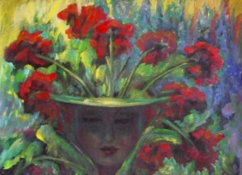 Œuvre contemporaine nommée « Pôt â fleures », Réalisée par MARY LOZANO