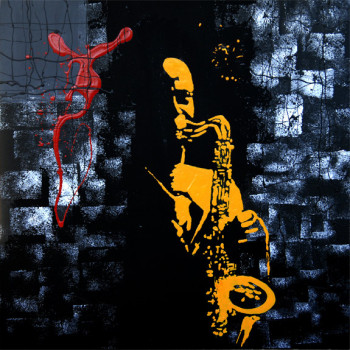 Œuvre contemporaine nommée « Jazzman », Réalisée par PATRICE MURCIANO