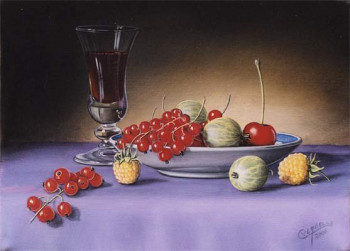 Œuvre contemporaine nommée « Les petits fruits », Réalisée par CHRISTIAN LABELLE