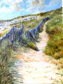 Œuvre contemporaine nommée « Sentier sur la dune », Réalisée par LORENZO RAPPELLI