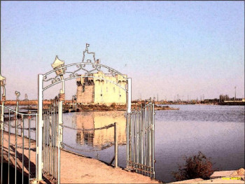 La passerelle du château Sur le site d’ARTactif