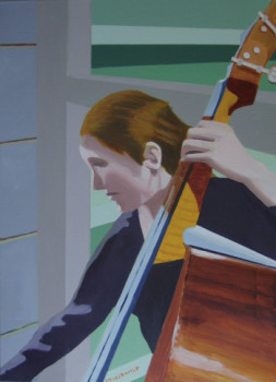 Œuvre contemporaine nommée « musique et peinture III », Réalisée par STINCKWICH