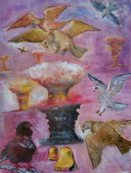 Œuvre contemporaine nommée « Rois du ciel », Réalisée par NIKOLA MANCIC