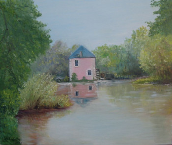 Œuvre contemporaine nommée « Moulin sur Indre », Réalisée par NIKOLA MANCIC