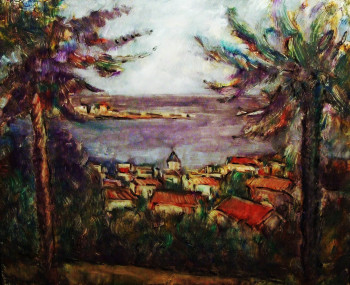 Œuvre contemporaine nommée « "Paysage (2)" », Réalisée par JEAN PIERRE HARIXCALDE