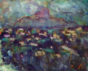 Œuvre contemporaine nommée « "Vue de la Rhune" », Réalisée par JEAN PIERRE HARIXCALDE