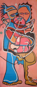 Œuvre contemporaine nommée « amour 1 », Réalisée par PASCALE CERATO