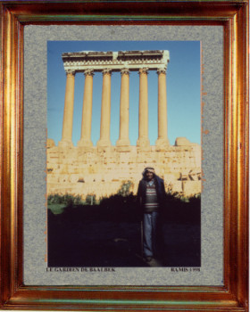 Œuvre contemporaine nommée « Liban, le gardien de Baalbeck 1998 », Réalisée par EMILE RAMIS