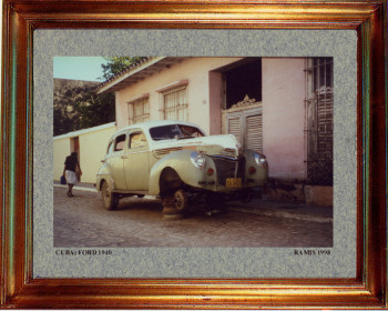 Œuvre contemporaine nommée « Cuba, Ford 1940 », Réalisée par EMILE RAMIS