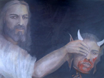Œuvre contemporaine nommée « La Mort Du Diable », Réalisée par THIRION