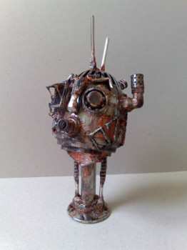 Œuvre contemporaine nommée « Robot #2 », Réalisée par CARLITO