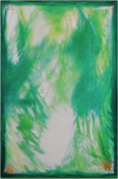 Œuvre contemporaine nommée « Cap au vert », Réalisée par GUYLAINE DERY