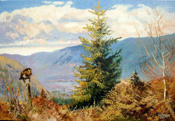 Œuvre contemporaine nommée « Vue sur le Val d'Argent », Réalisée par ROBERT SCHOULER
