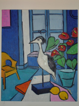 Œuvre contemporaine nommée « Interieur a l'oiseau », Réalisée par QUENTIN FRAISSE