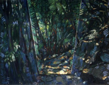 Œuvre contemporaine nommée « Sentier évasé », Réalisée par BERNARD MARIE COLLET