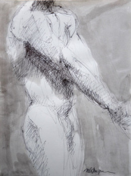 Œuvre contemporaine nommée « Buste 1 », Réalisée par MARIE LAURE GUEGUEN