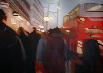 Œuvre contemporaine nommée « Oxford Street », Réalisée par LINDA MOUFADIL