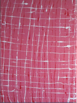 Œuvre contemporaine nommée « Pink Tweed », Réalisée par SANDIE B.