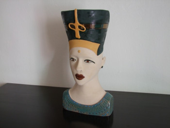 Œuvre contemporaine nommée « Néfertiti », Réalisée par XAVIER JARRY-LACOMBE